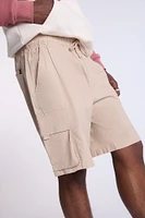 Arsenic Mens 9" Poplin Cargo Shorts
