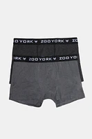 Zoo York Mens 2-Pack Space Dye Boxer Briefs