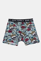 Zoo York Mens Money & Skulls Boxer Brief