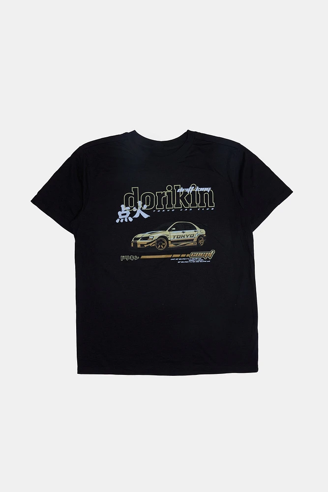 Mens Drift King Graphic T-Shirt