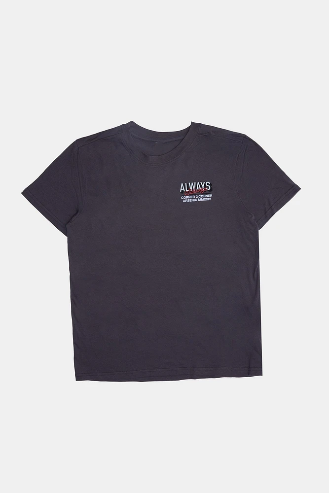 Arsenic Mens Always Sideways T-Shirt