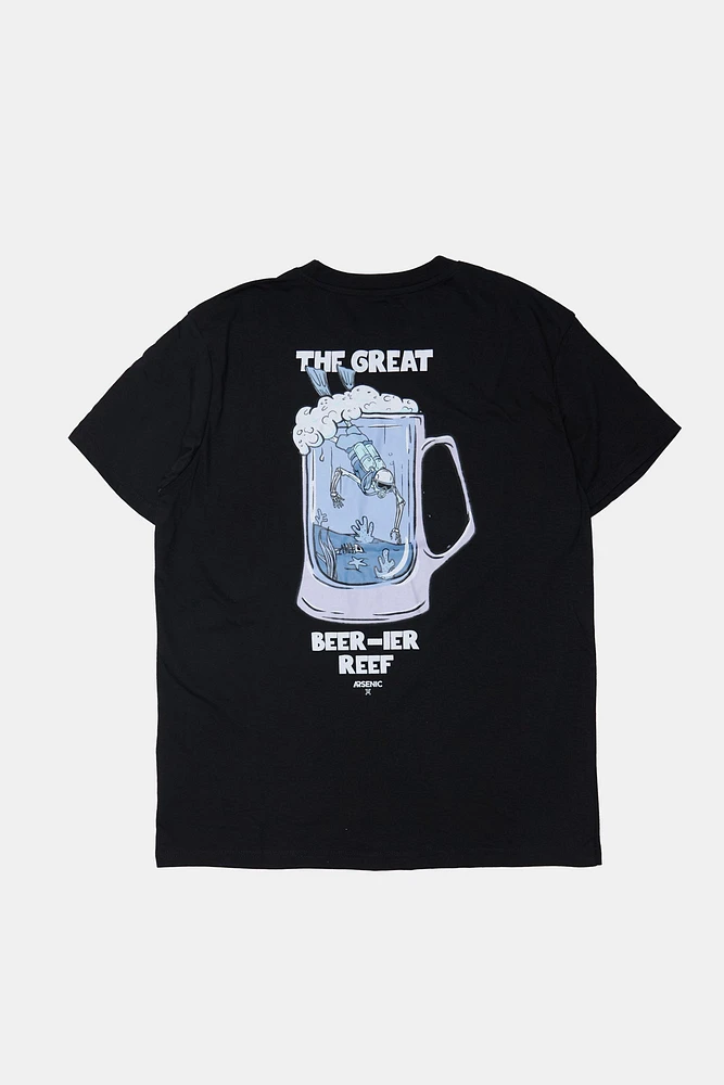 Arsenic Mens Beer-ier Reef T-Shirt