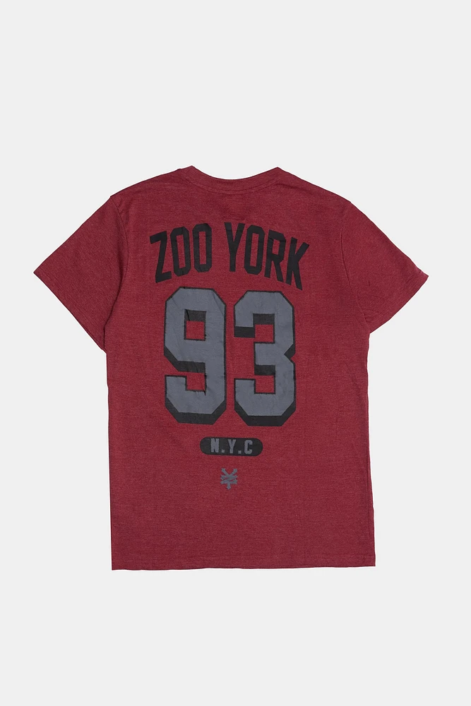 T-shirt imprimé logo universitaire Zoo York homme