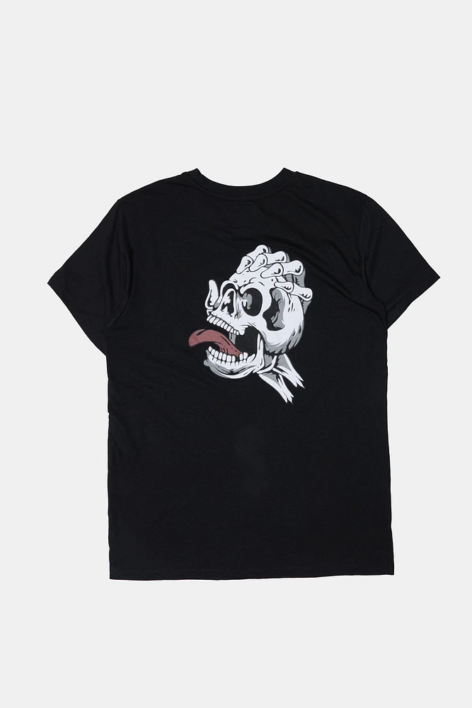 Arsenic Mens Skull Hand T-Shirt