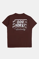 T-shirt imprimé mur de graffitis Zoo York homme