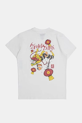 T-shirt imprimé dragon sushi Zoo York homme