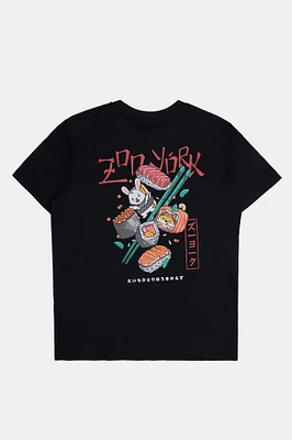 Zoo York Mens Animal Sushi T-Shirt