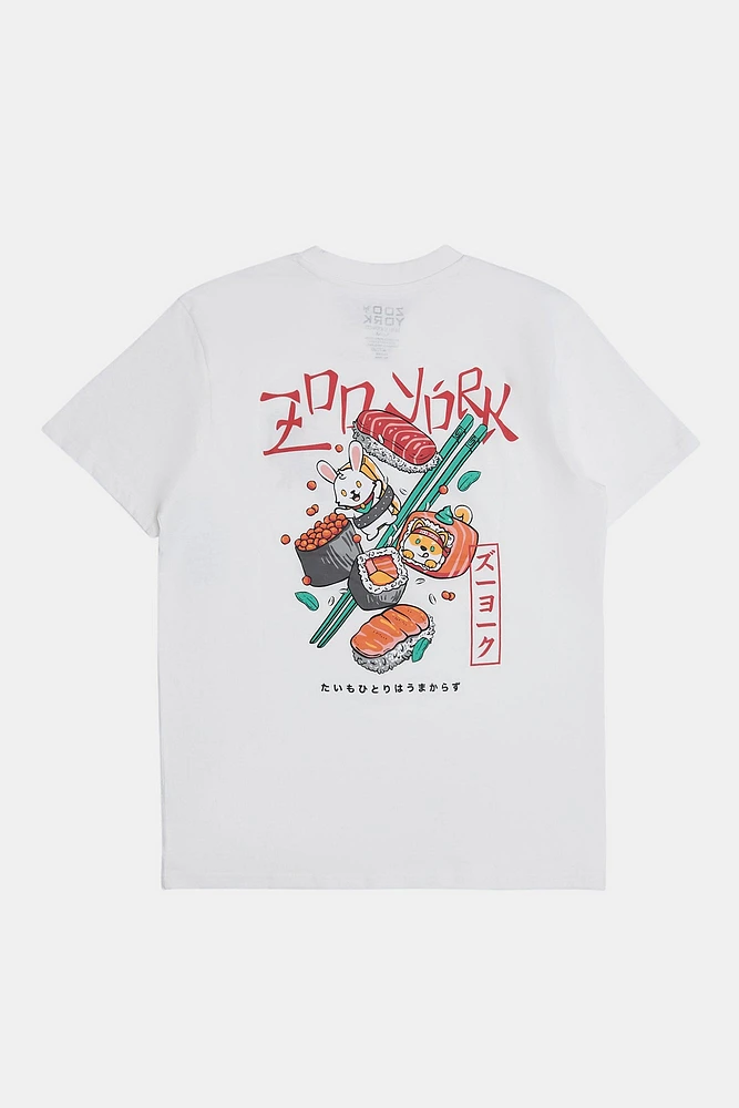 Zoo York Mens Animal Sushi T-Shirt