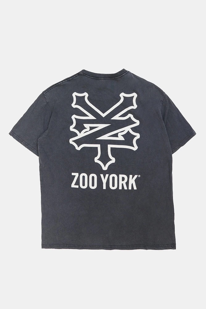 Zoo York Mens Washed Relaxed Fit T-Shirt