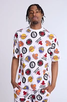 Haut en maille logo NBA homme