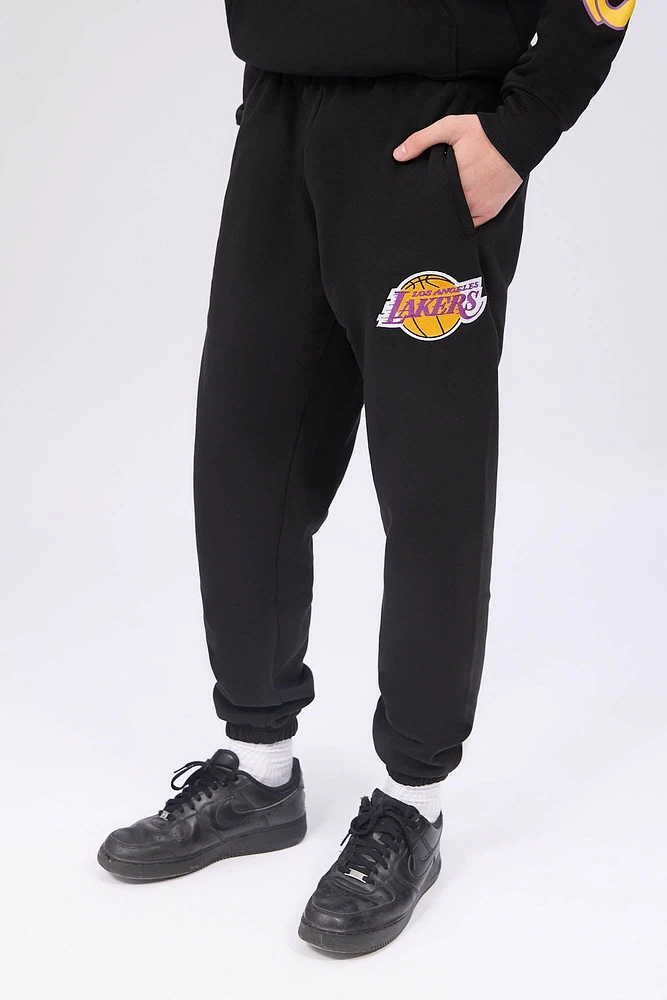 Mens LA Lakers Embroidered Logo Sweatpant
