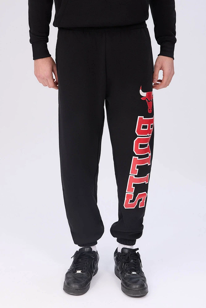 Jogger en molleton logo Chicago Bulls homme