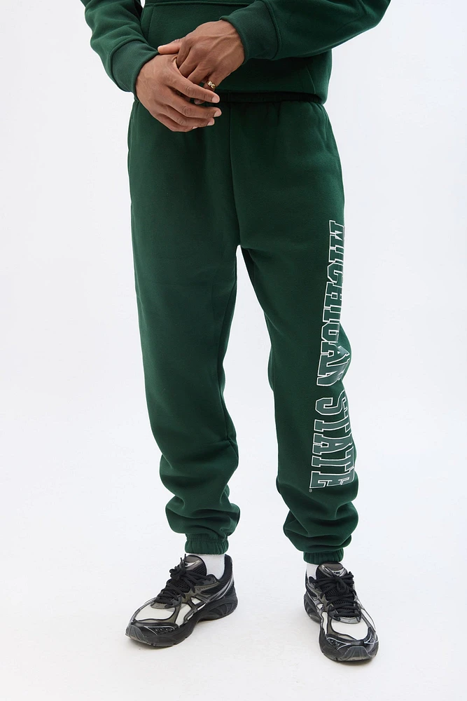 Jogger en molleton Michigan State homme