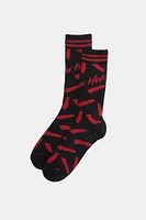 Mens Flamin' Hot Cheetos Crew Socks