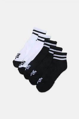 Zoo York Mens 5-Pack Ankle Socks