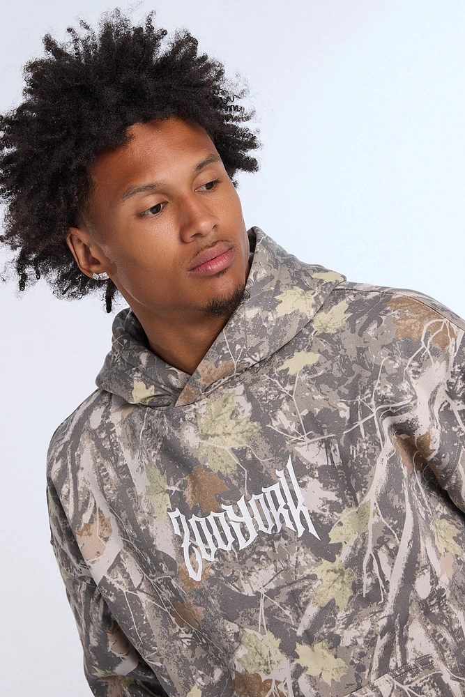 Zoo York Mens Tree Camo Hoodie