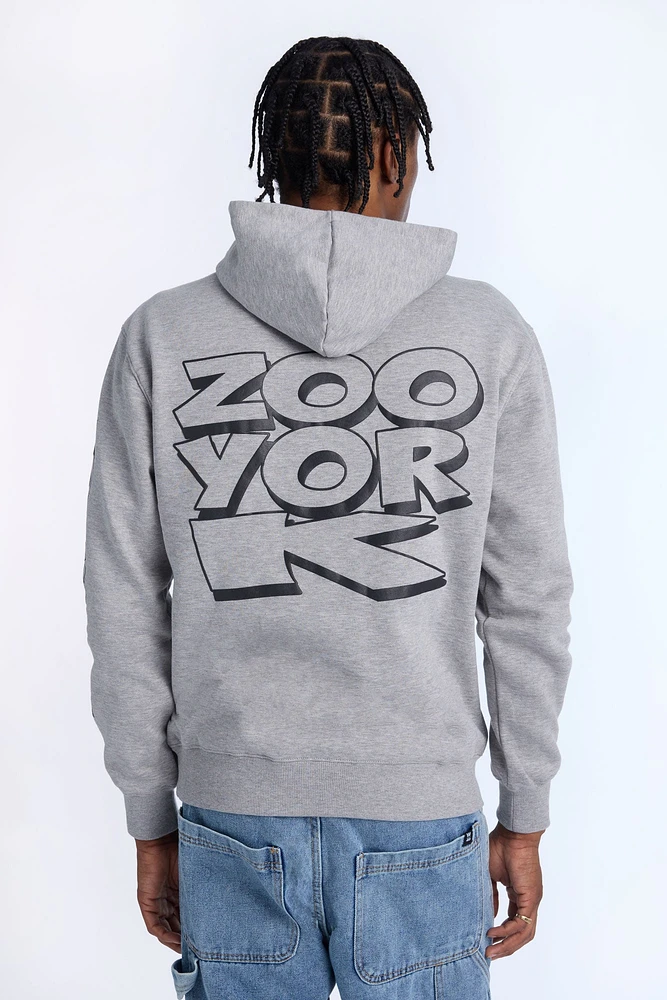 Haut à capuchon grand logo Zoo York homme