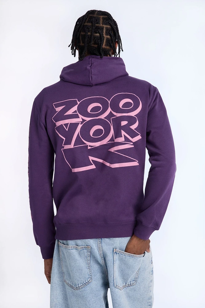 Haut à capuchon grand logo Zoo York homme