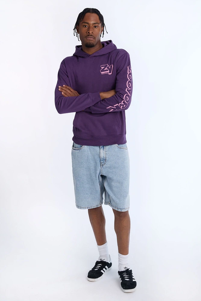 Haut à capuchon grand logo Zoo York homme