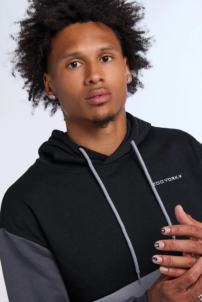 Zoo York Mens Colour Block Hoodie