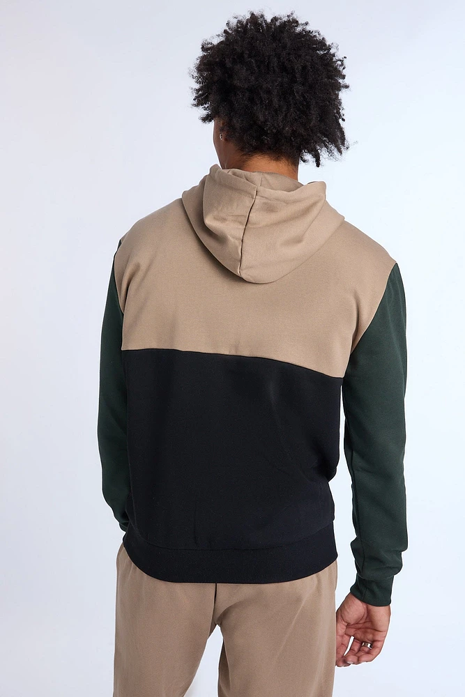 Zoo York Mens Colour Block Hoodie