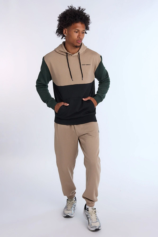 Zoo York Mens Colour Block Hoodie