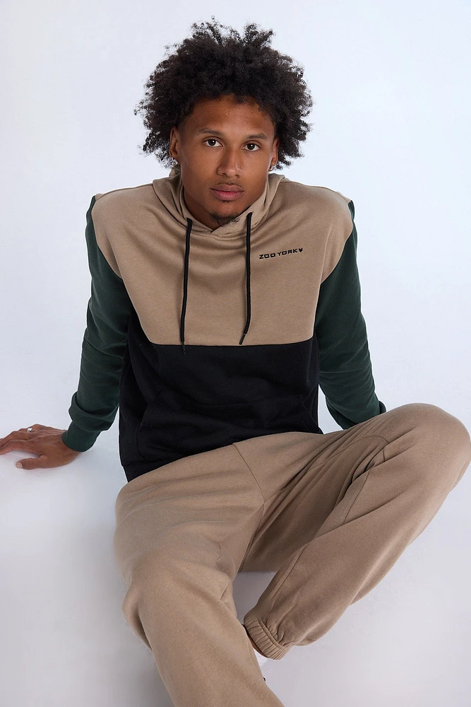 Zoo York Mens Colour Block Hoodie