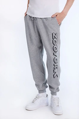 Jogger en molleton à grand logo Zoo York homme