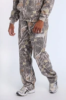 Jogger en molleton à jambe droite camouflage arbres Zoo York Homme