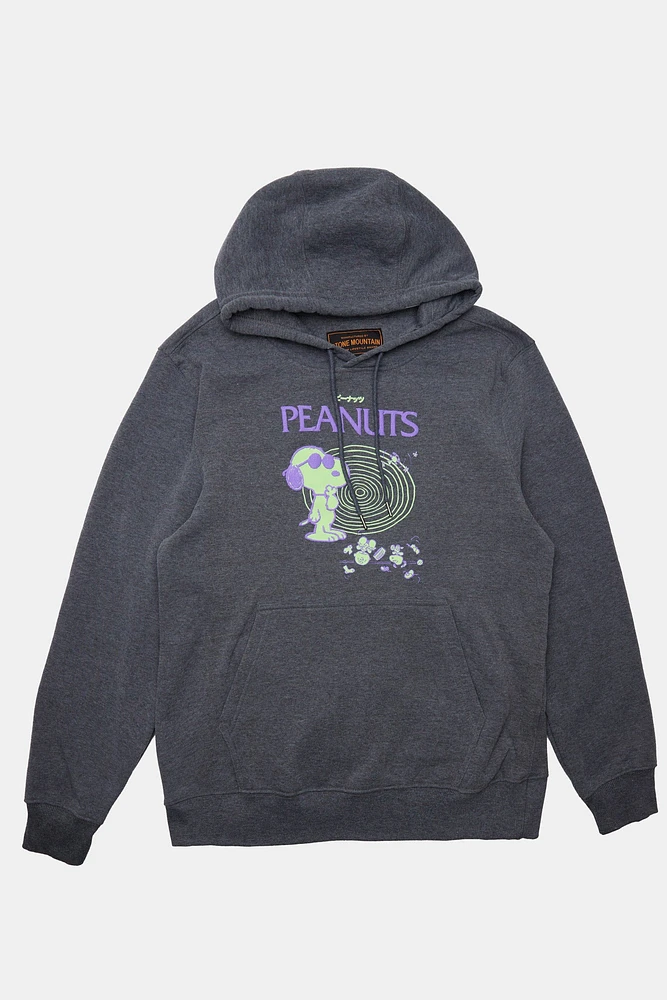 Mens Peanuts Snoopy Puff Graphic Hoodie