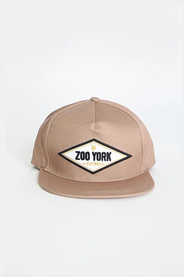 Casquette à Bord Plat Logo Patch Zoo York Homme