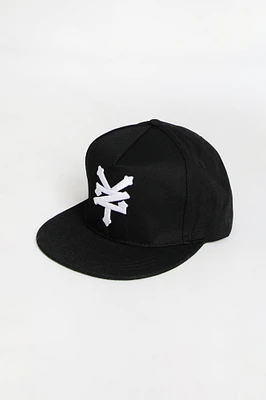 Zoo York Mens Embroidered Logo Flat Brim Hat