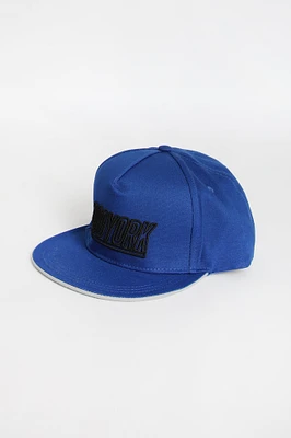 Casquette à Bord Plat Logo Zoo York Homme