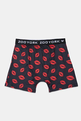 Zoo York Mens Red Lips Boxer Brief
