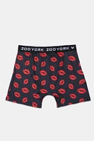 Boxer imprimé lèvres rouges Zoo York homme