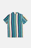 Chemise imprimée à rayures verticales Arsenic junior