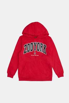 Zoo York Youth Varsity Puff Logo Hoodie