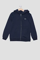Zoo York Youth Embroidered Logo Zip-Up Hoodie