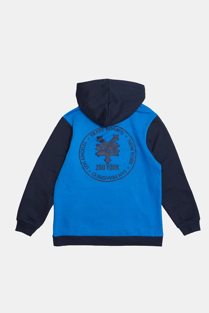 Zoo York Youth Logo Colour Block Hoodie