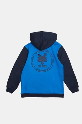 Zoo York Youth Logo Colour Block Hoodie