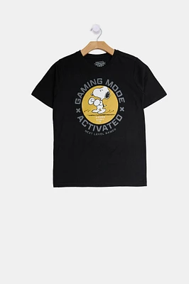 Youth Snoopy Gaming Mode T-Shirt