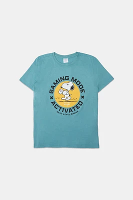 Youth Snoopy Gaming Mode T-Shirt