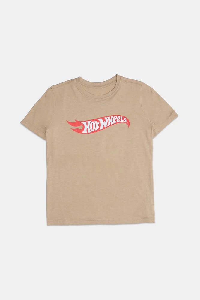 T-shirt imprimé logo Hot Wheels junior