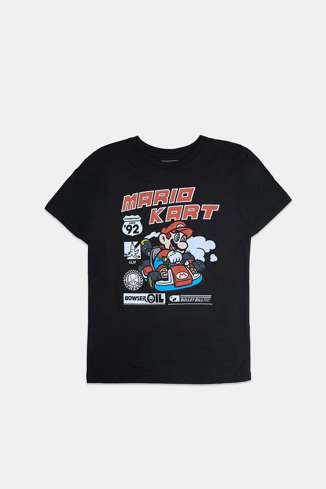 Youth Mario Kart Graphic T-Shirt