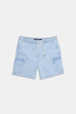 Short cargo en denim Arsenic junior