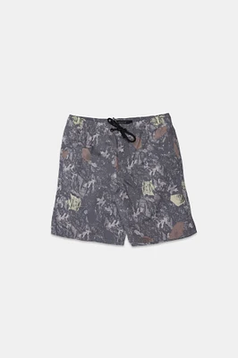 Arsenic Youth Printed Beach Shorts