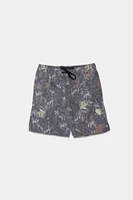Arsenic Youth Printed Beach Shorts