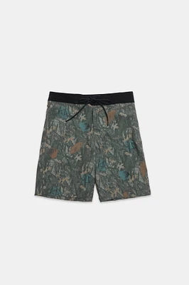 Short de plage 8" imprimé Arsenic junior