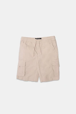 Short cargo en popeline 9" Arsenic junior