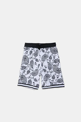 Short en molleton motif bandana Arsenic junior